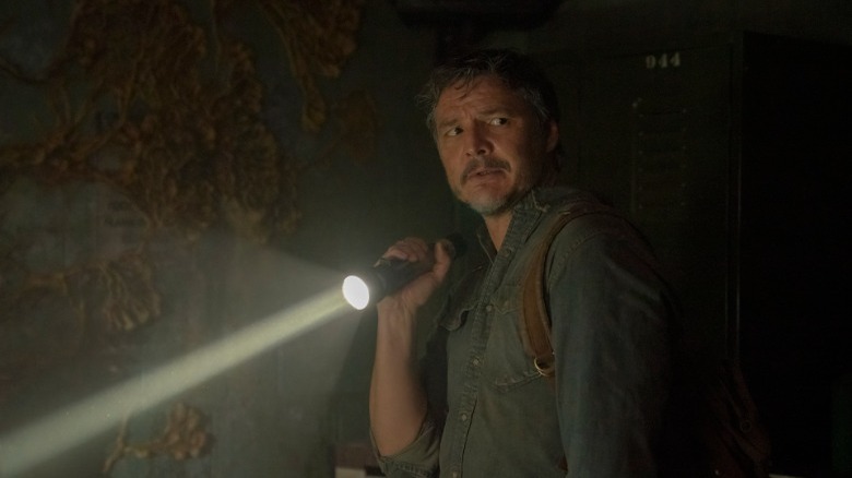 Joel with flashlight