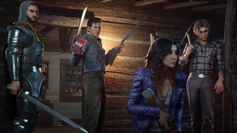 Characters from "Evil Dead: The Game" talking