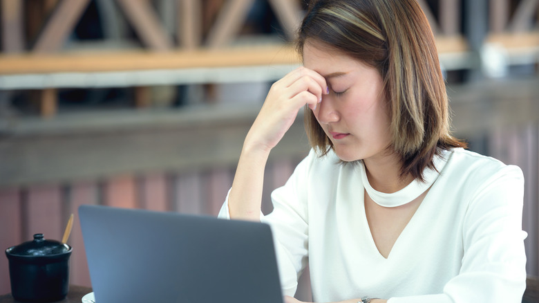 Tired computer programmer