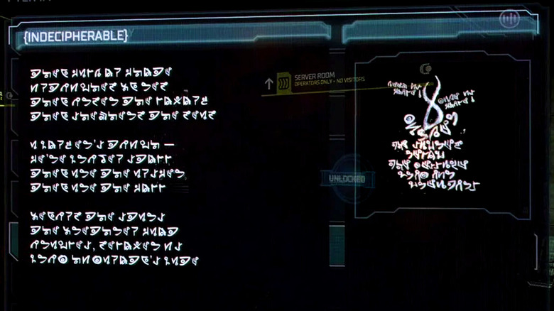 Dead Space remake indecipherable message