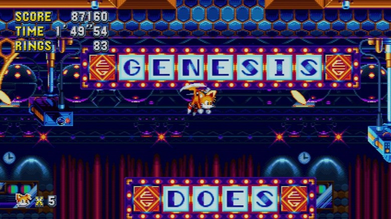 Tails in Sonic Mania