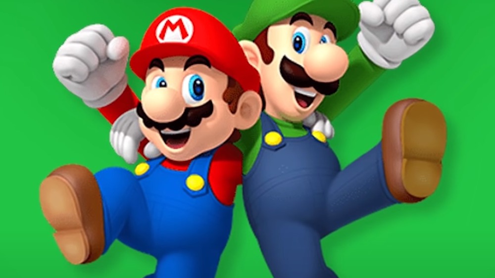 Mario and Luigi Cheering