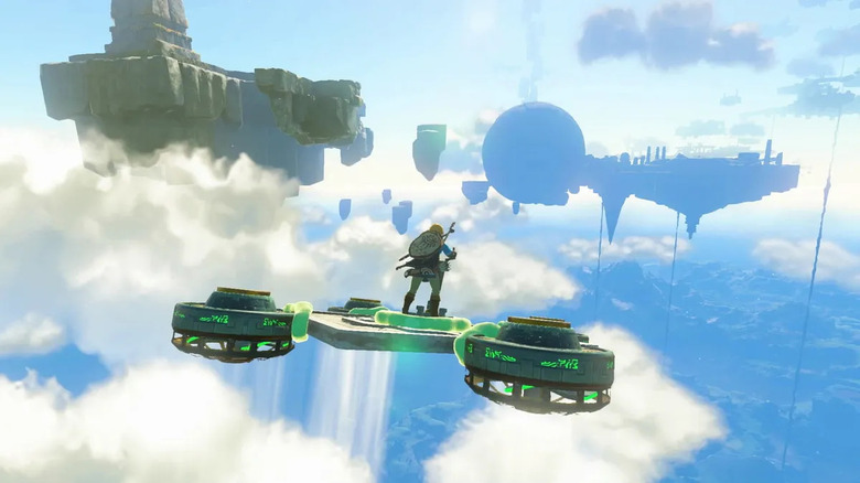 Link piloting a hover vehicle