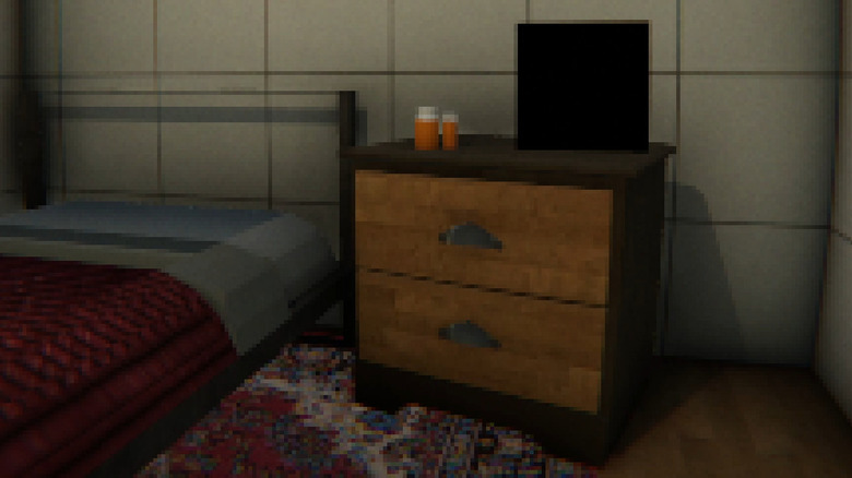 Pills on nightstand