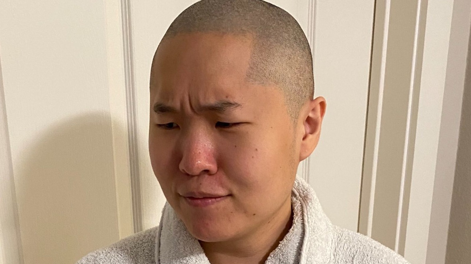 Disguised toast bald