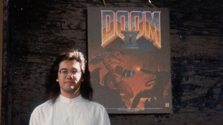 John Romero and Doom poster