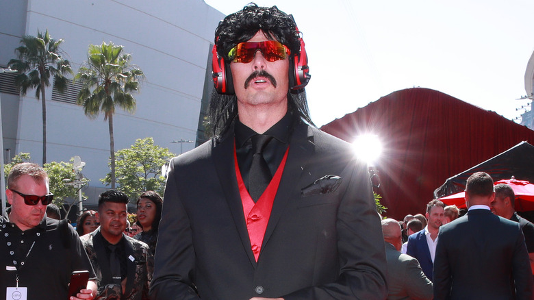 Dr Disrespect red carpet