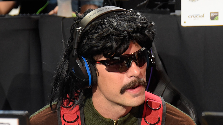 Dr Disrespect with headset