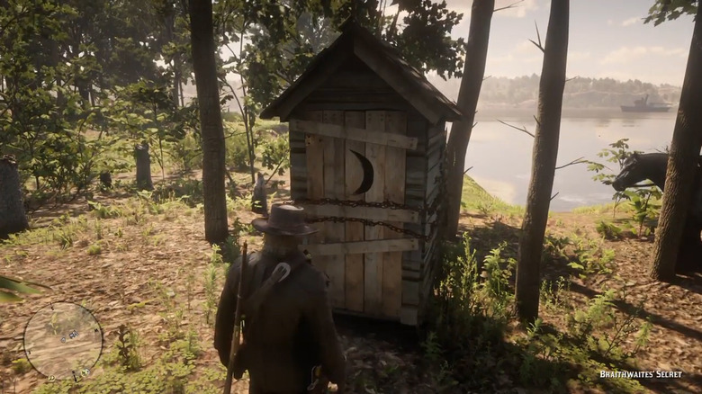 Red Dead Redemption 2, Braithwaite Manor, Braithwaite's Secret, Evil dead, Easter egg