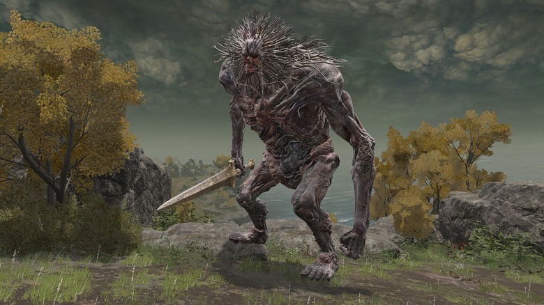 Elden Ring troll in Limgrave