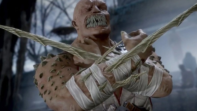 Baraka with forearm claws extended