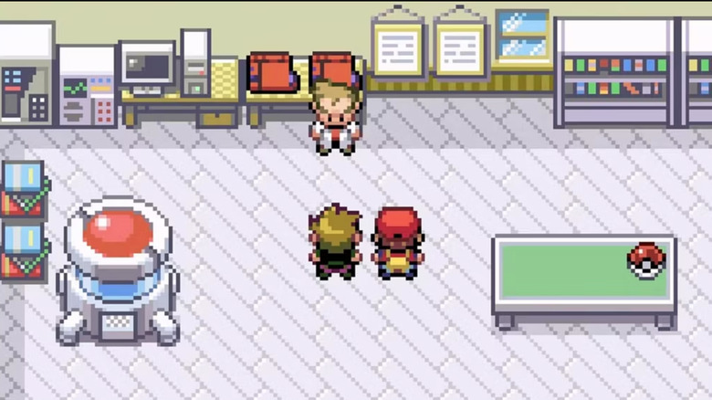 Oak gives trainers Pokémon