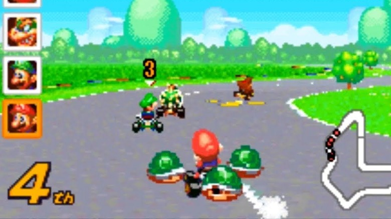 Mario Kart Super Circuit title screen