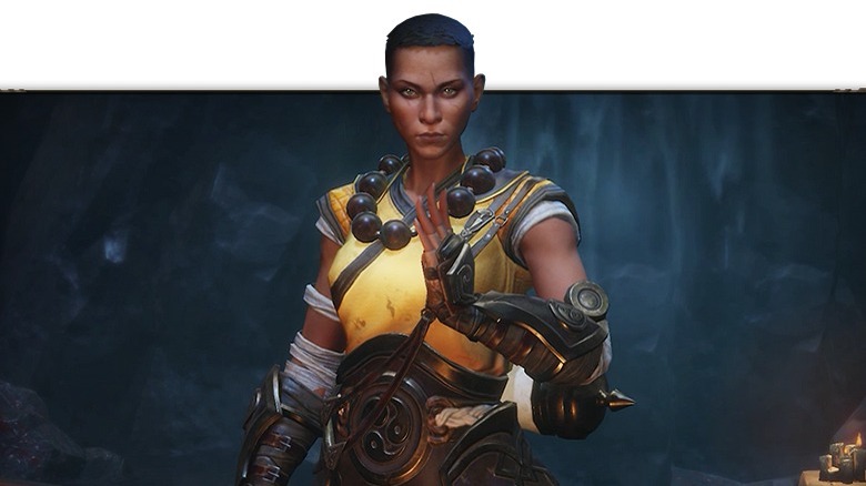 Diablo Immortal Monk character