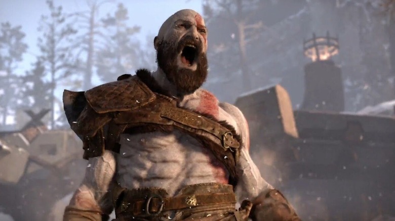 God of War Kratos Scream