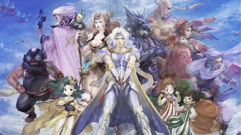 Final Fantasy 4 character artwork