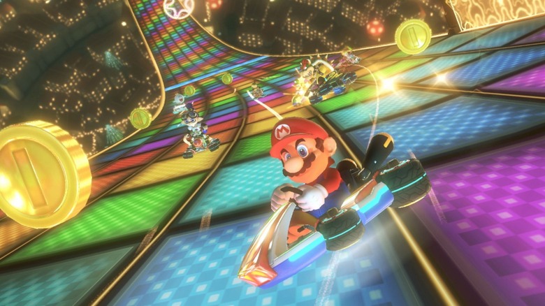 Mario driving