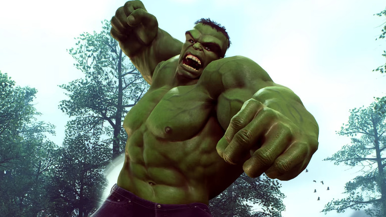 Hulk smashing