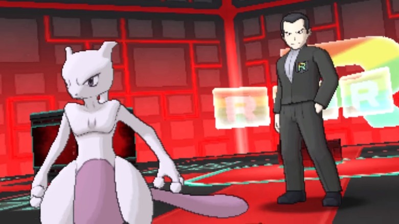 Mewtwo and Giovanni