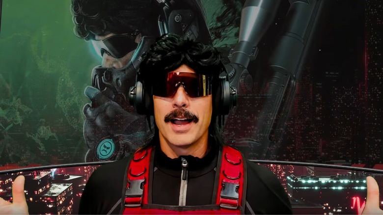 Dr Disrespect talking on stream