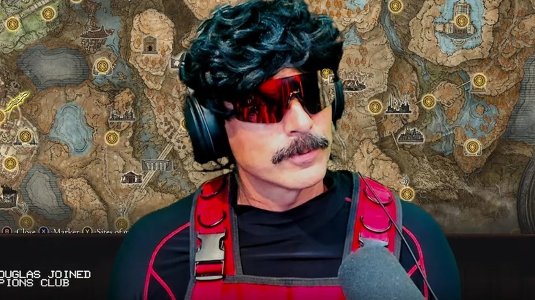 Dr Disrespect talking into microphone