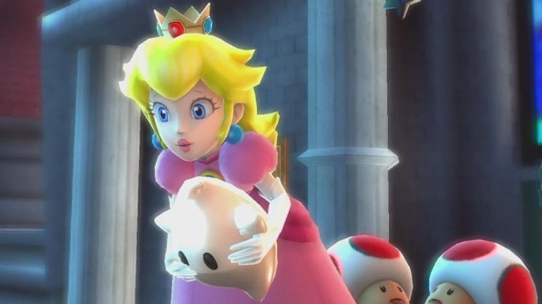 Peach holding Star Child