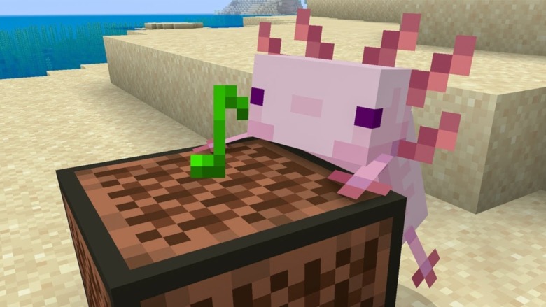 Minecraft axolotl