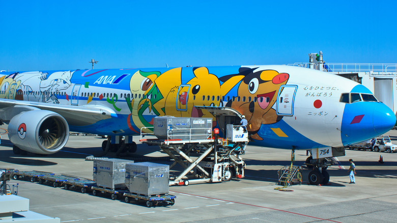 Pokemon Jet with Pikachu, Snivy, Tepig, Meowth, and Reshiram