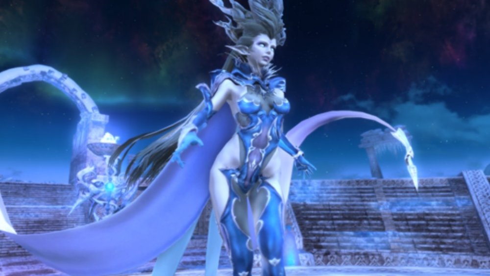 Shiva at the Akh Afah Ampitheater in Final Fantasy XIV