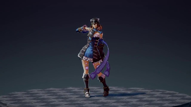 Bloodstained pose