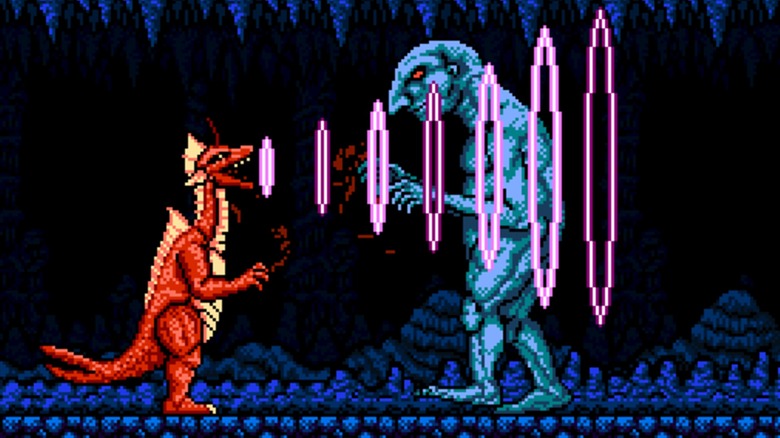 Monsters fighting in Godzilla Creepypasta