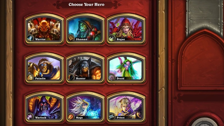 Hearthstone Choose Your Hero