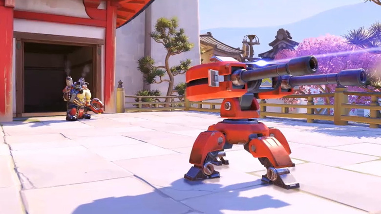 Overwatch Torbjorn Attacking With Turret
