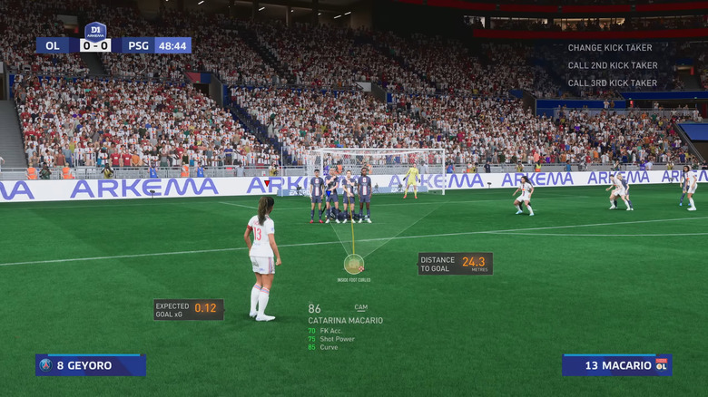 FIFA 23 free kick mechanics