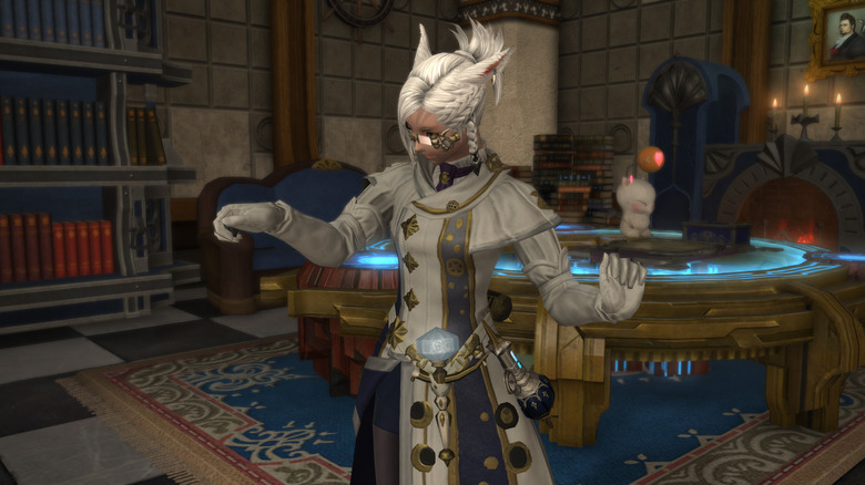 Final Fantasy 14 character in dress