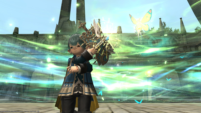 Lalafell Scholar casting Expedient