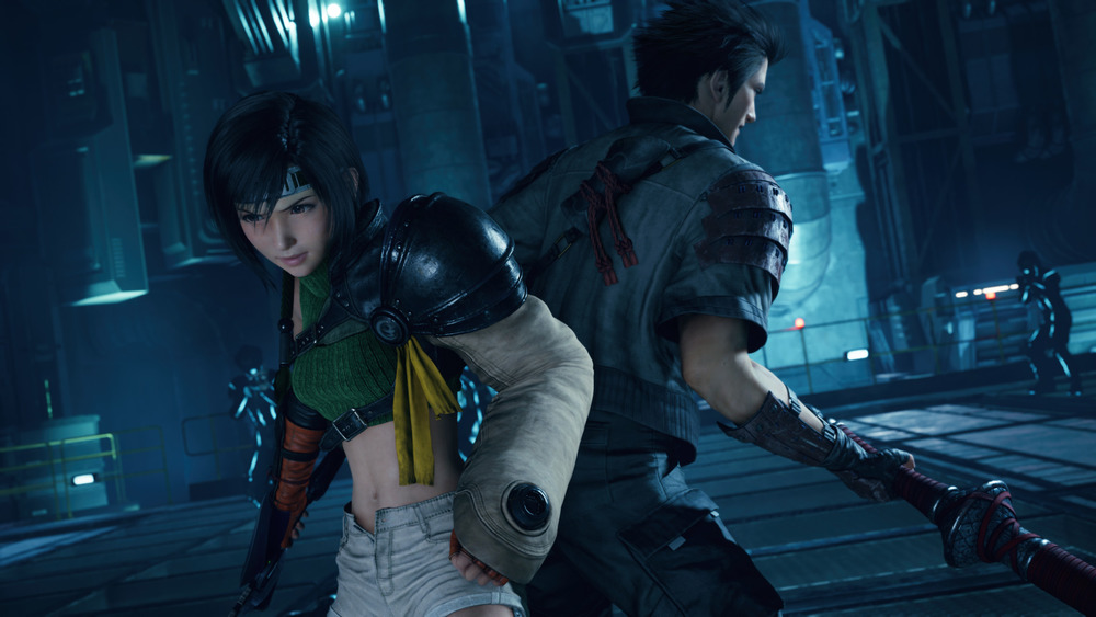 Yuffie and Sonon in Final Fantasy 7 Remake Intergrade