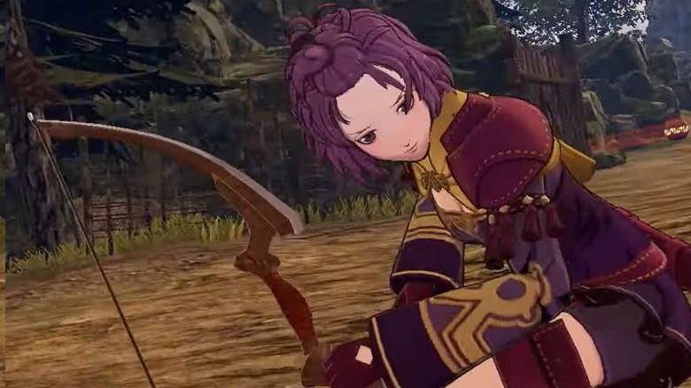 Bernadetta crouching