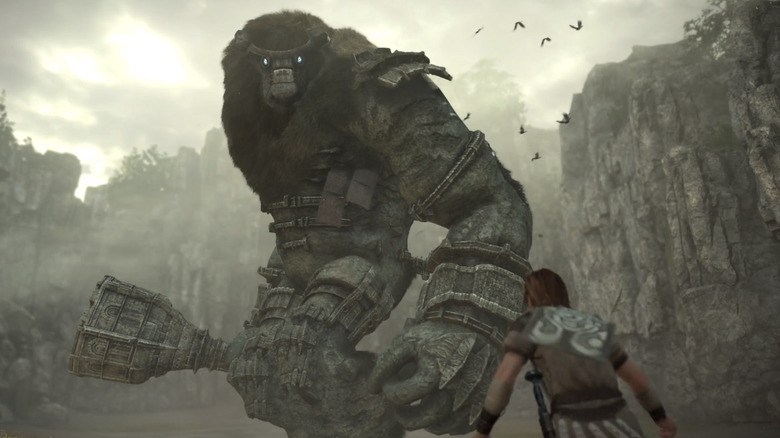 shadow of the colossus giant spider boss fight