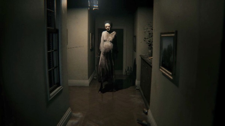 Ghost in hallway