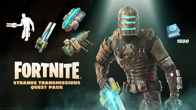 The Fortnite x Dead Space Strange Transmissions Quest Pack 
