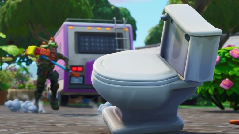 fortnite prop hunt toilet chase