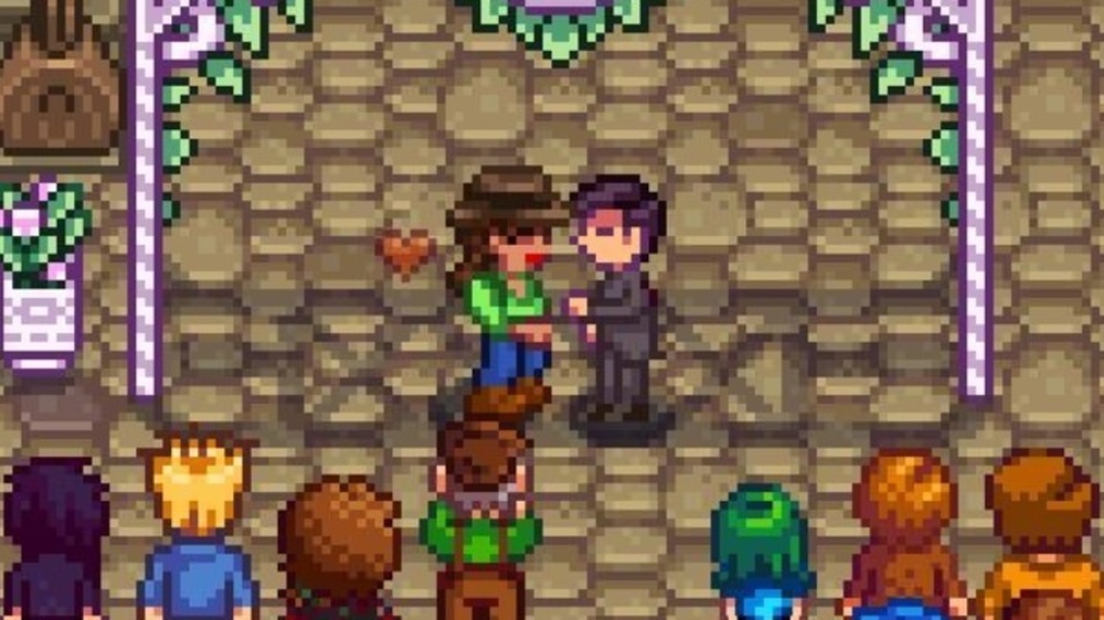Shane and the player character kiss