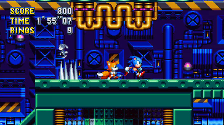 Sonic in Sonic Mania