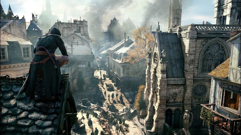 assassin's creed unity rooftop perch