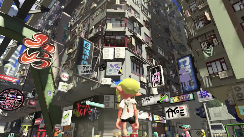 Inkling in city