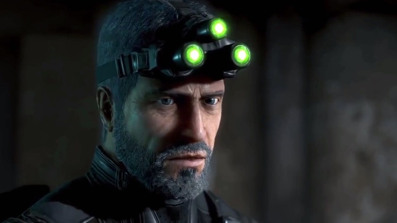 Sam Fisher learns about Snake's retirement