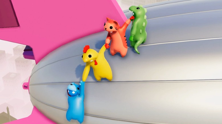 Gang Beasts helping or hurting each other