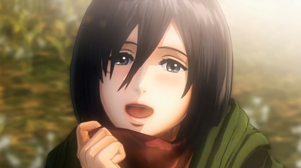 Attack on Titan Mikasa Smiling