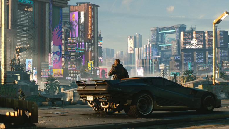 cyberpunk 2077 trailer city